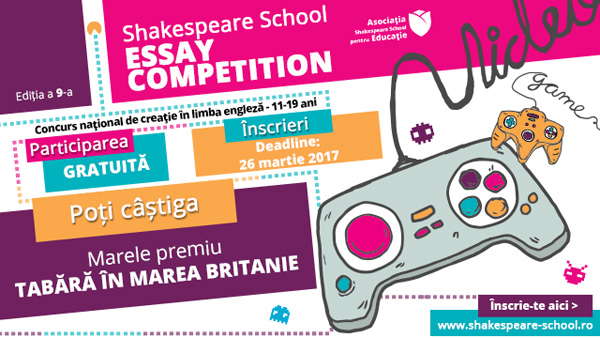 Asociatia Shakespeare School pentru Educatie si dedicat elevilor de gimnaziu si liceu din toata tara