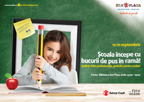 Portret de scolar in Sun Plaza