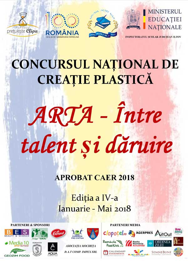Afis Arta &ndash; intre talent si daruire