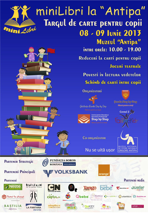 Afis miniLibri la Antipa