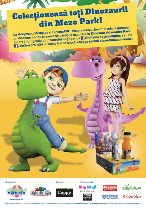 Copiii descopera lumea pierduta a dinozaurilor