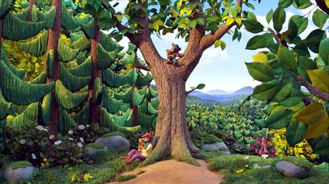 In padurea Huckybucky.