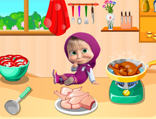 Masha Cooking Lesson