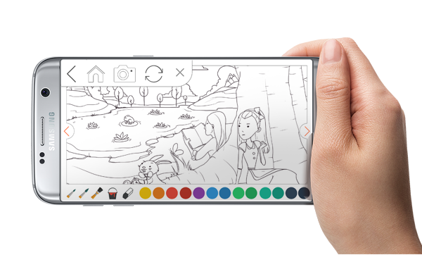 Aplicatia Povesti Coloreaza