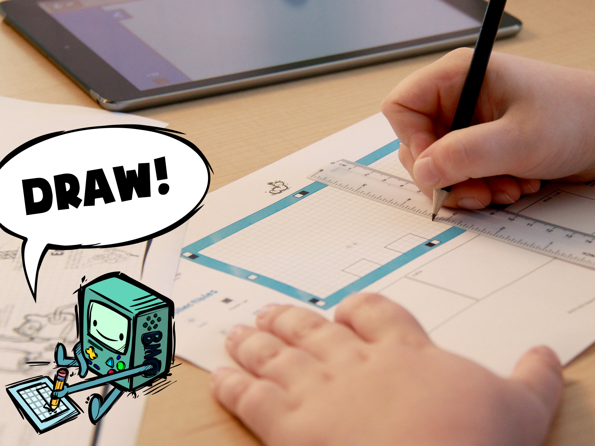 Copiii isi pot realiza propriul joc video cu "Adventure Time Game Wizard"!