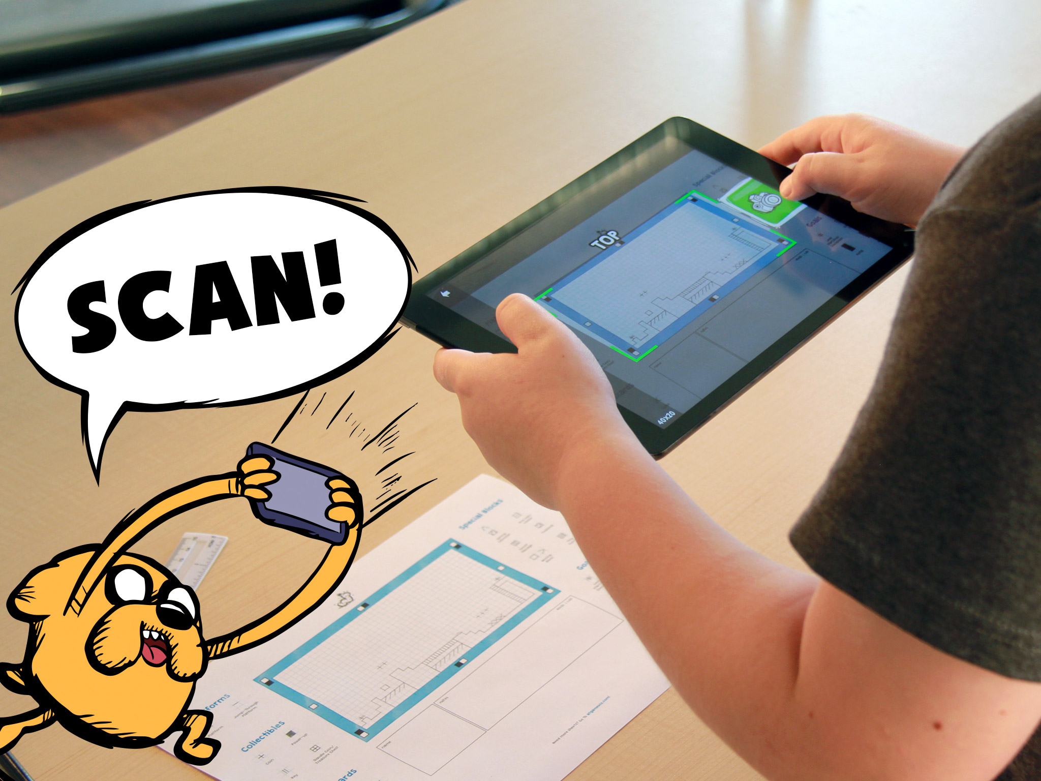Copiii isi pot realiza propriul joc video cu "Adventure Time Game Wizard"!