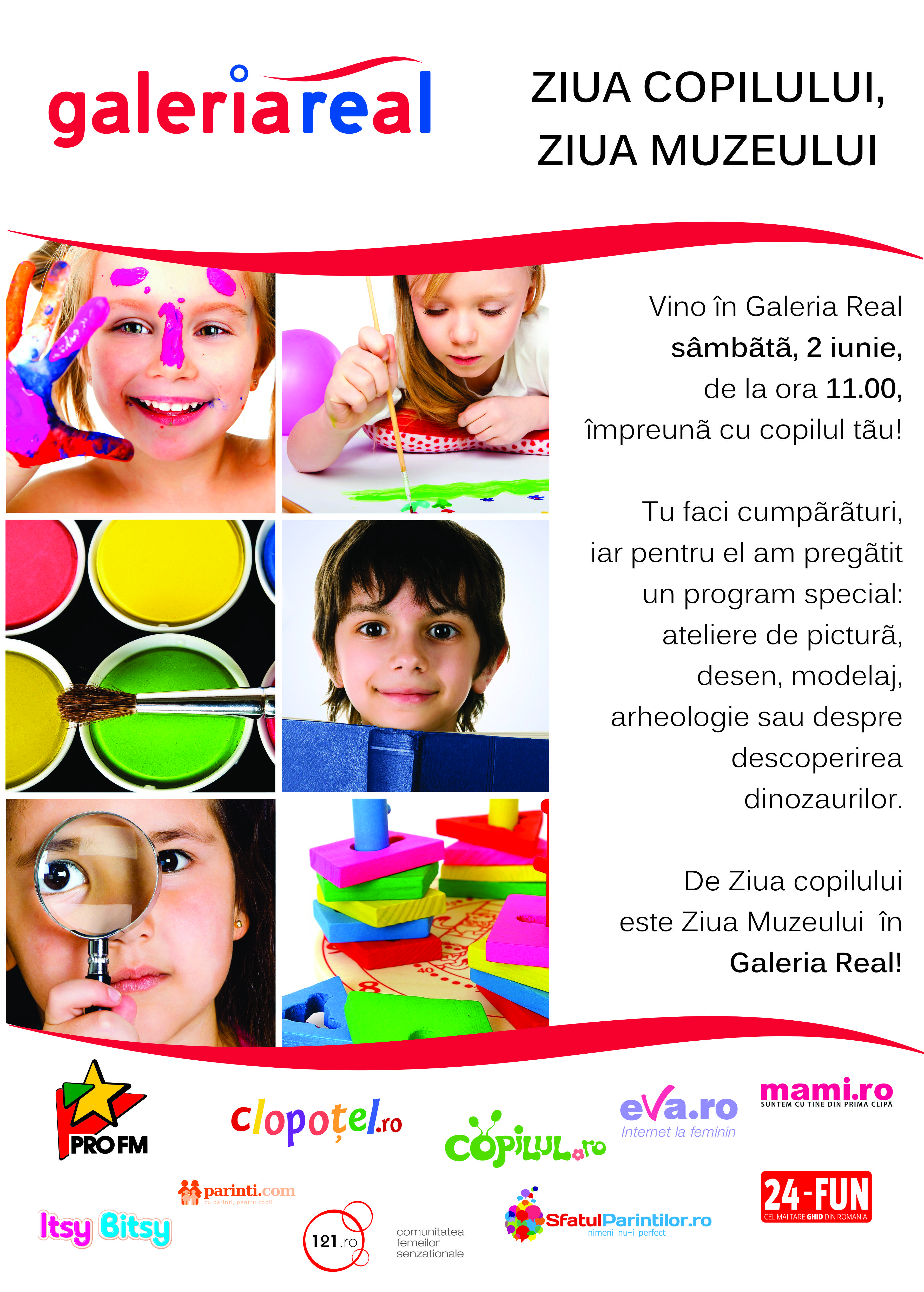 Ziua copilului, Ziua Muzeului in Galeria Real