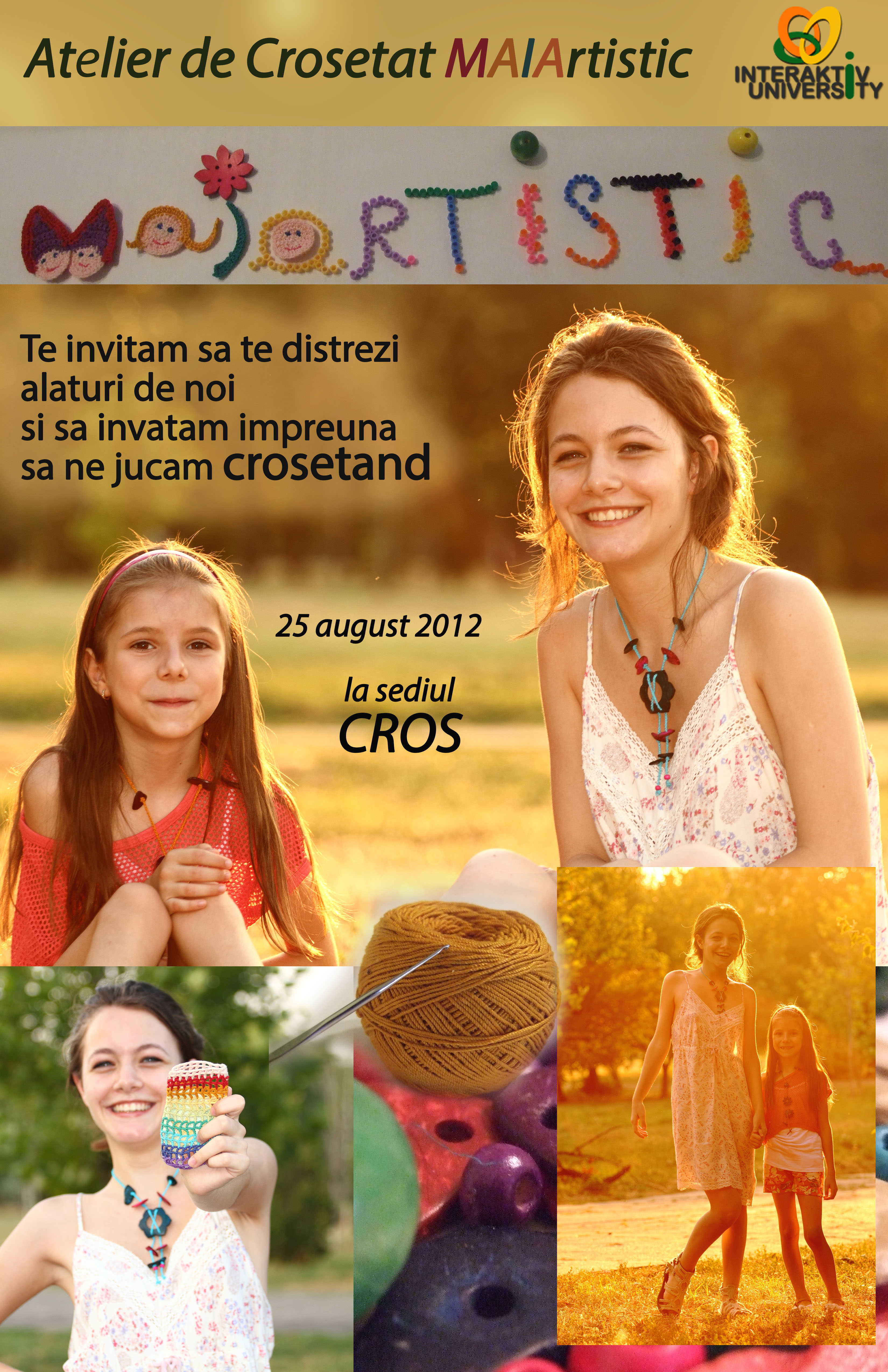 Croseteaza MAIArtistic cu Interaktiv University