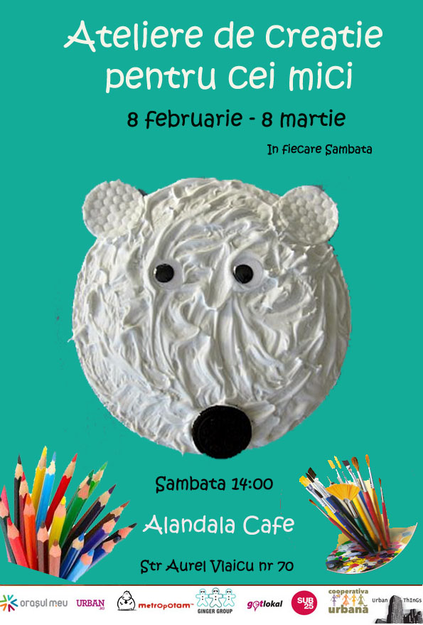 In februarie am dam startul la atelierele de creatie si am inceput ATELIERELE PENTRU PRICHINDEI 