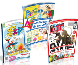 Au aparut noile editii din revistele tale favorite: PIPO, DOXI si TERRA MAGAZIN!