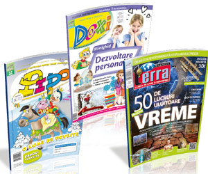 Au aparut editiile de sarbatori ale revistelor tale favorite: Pipo, Doxi si Terra Magazin!