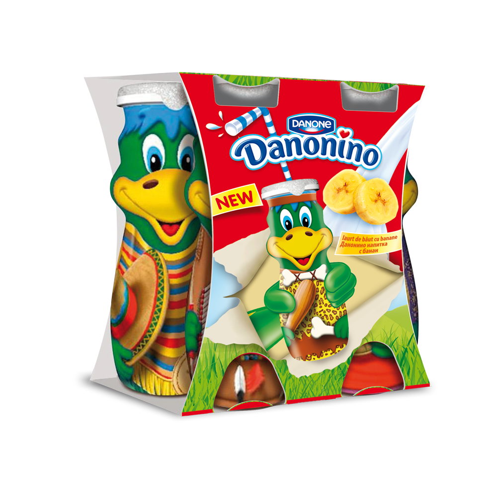 In premiera, Danone introduce un nou iaurt de baut in 12 sticlute de colectie