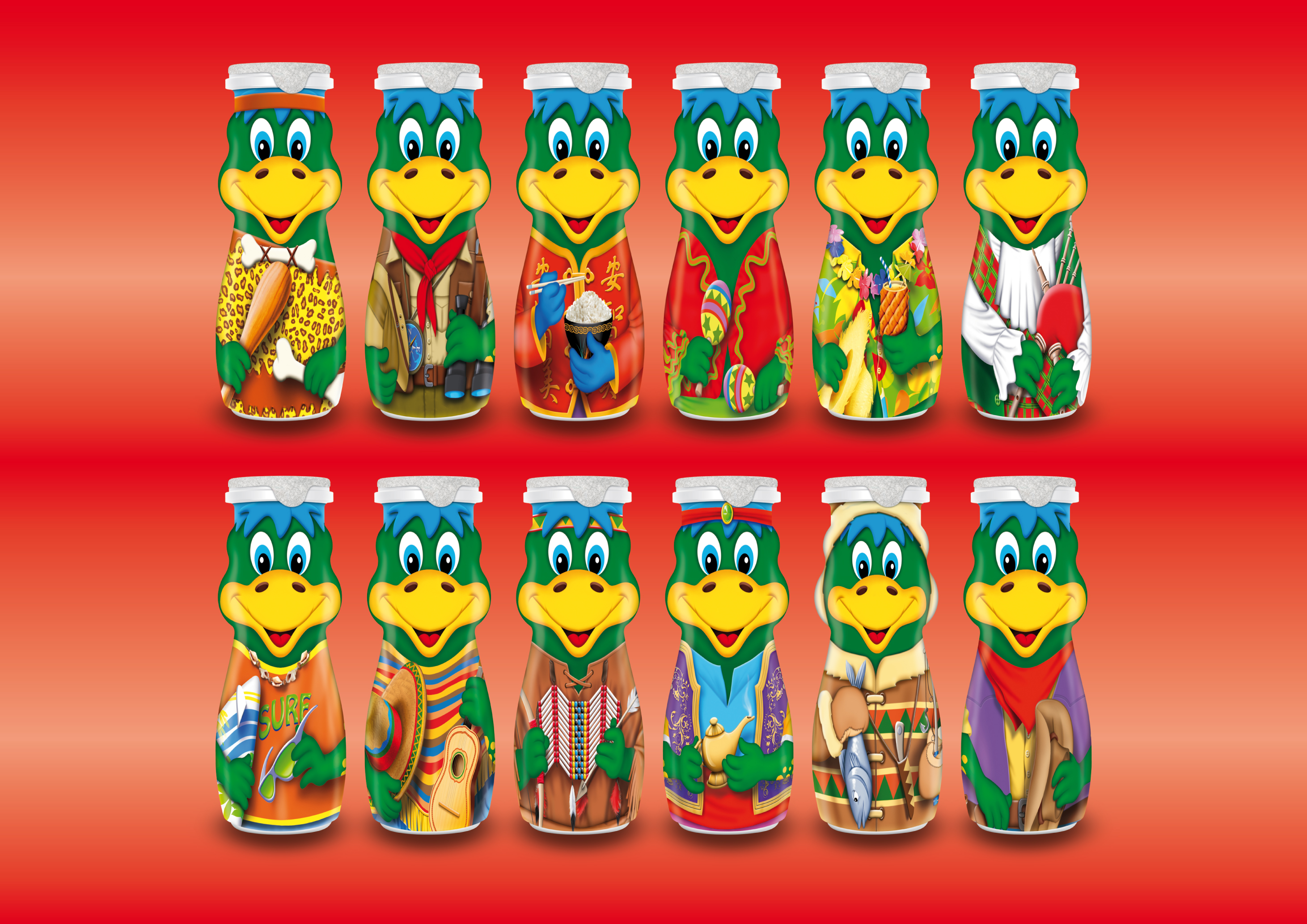 In premiera, Danone introduce un nou iaurt de baut in 12 sticlute de colectie