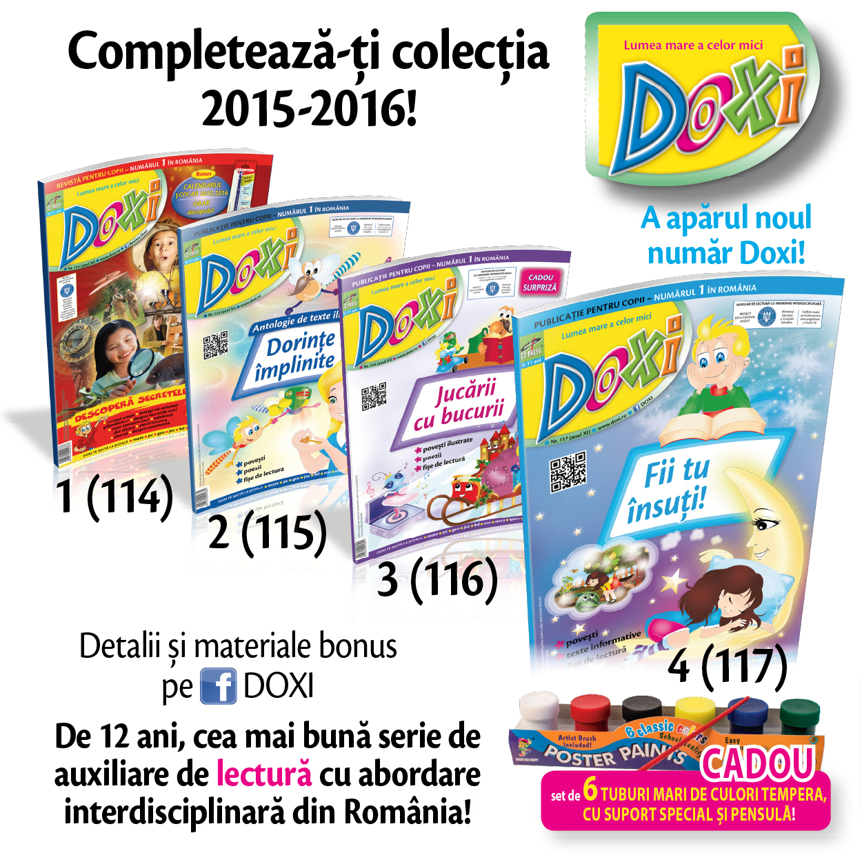 Au aparut noile editiii PIPO, DOXI si TERRA MAGAZIN!