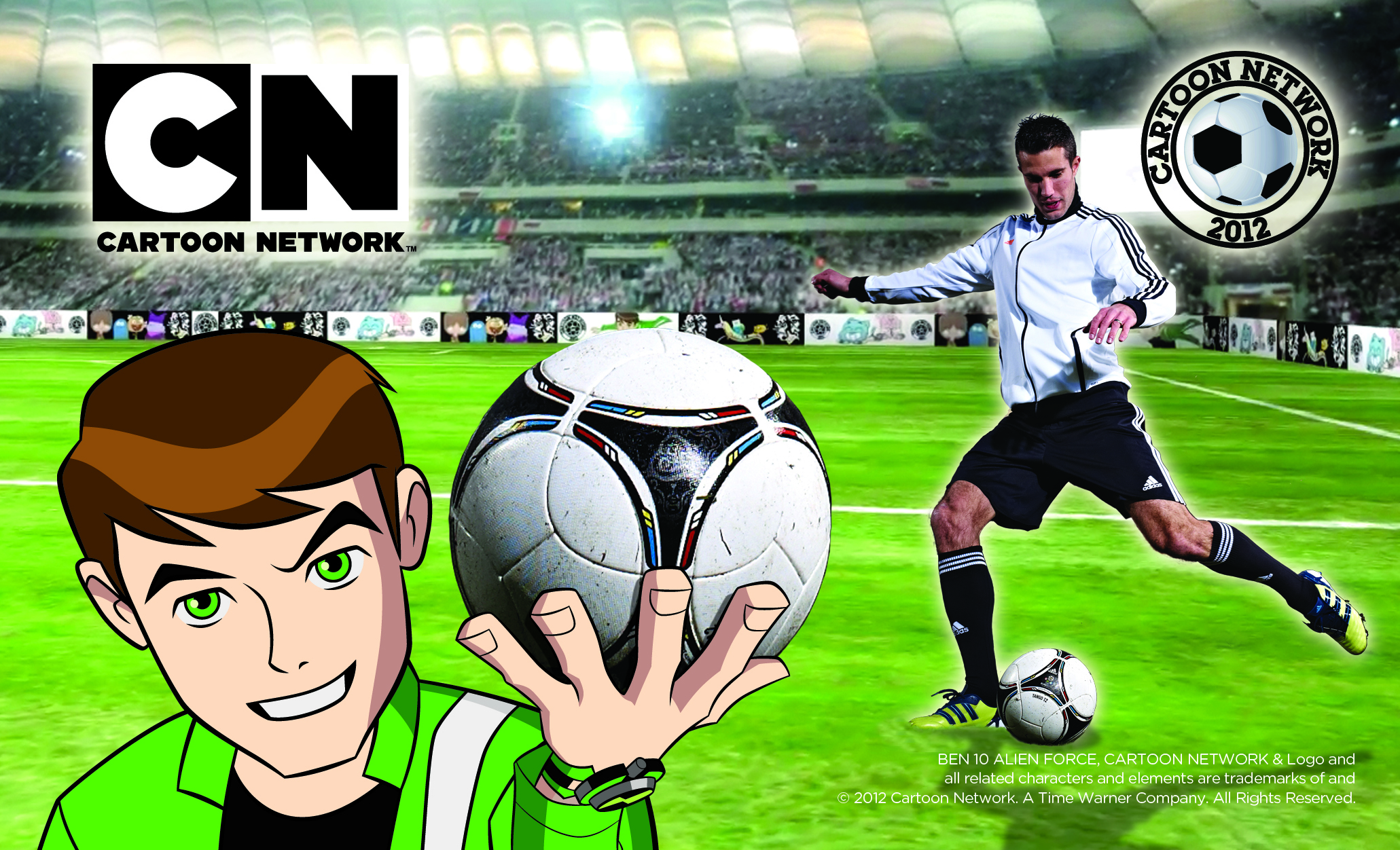 Robin van Persie si Cartoon Network dau startul campaniei "Campionatul lui Van Persie"