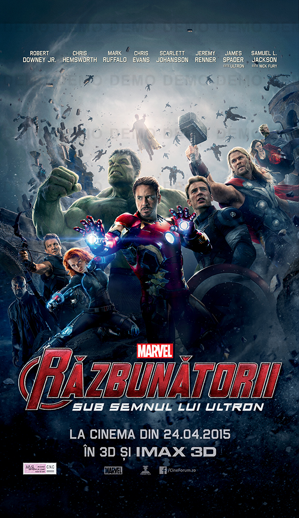 "Razbunatorii: Sub semnul lui Ultron" &ndash; o lupta epica intre super-eroi si roboti!