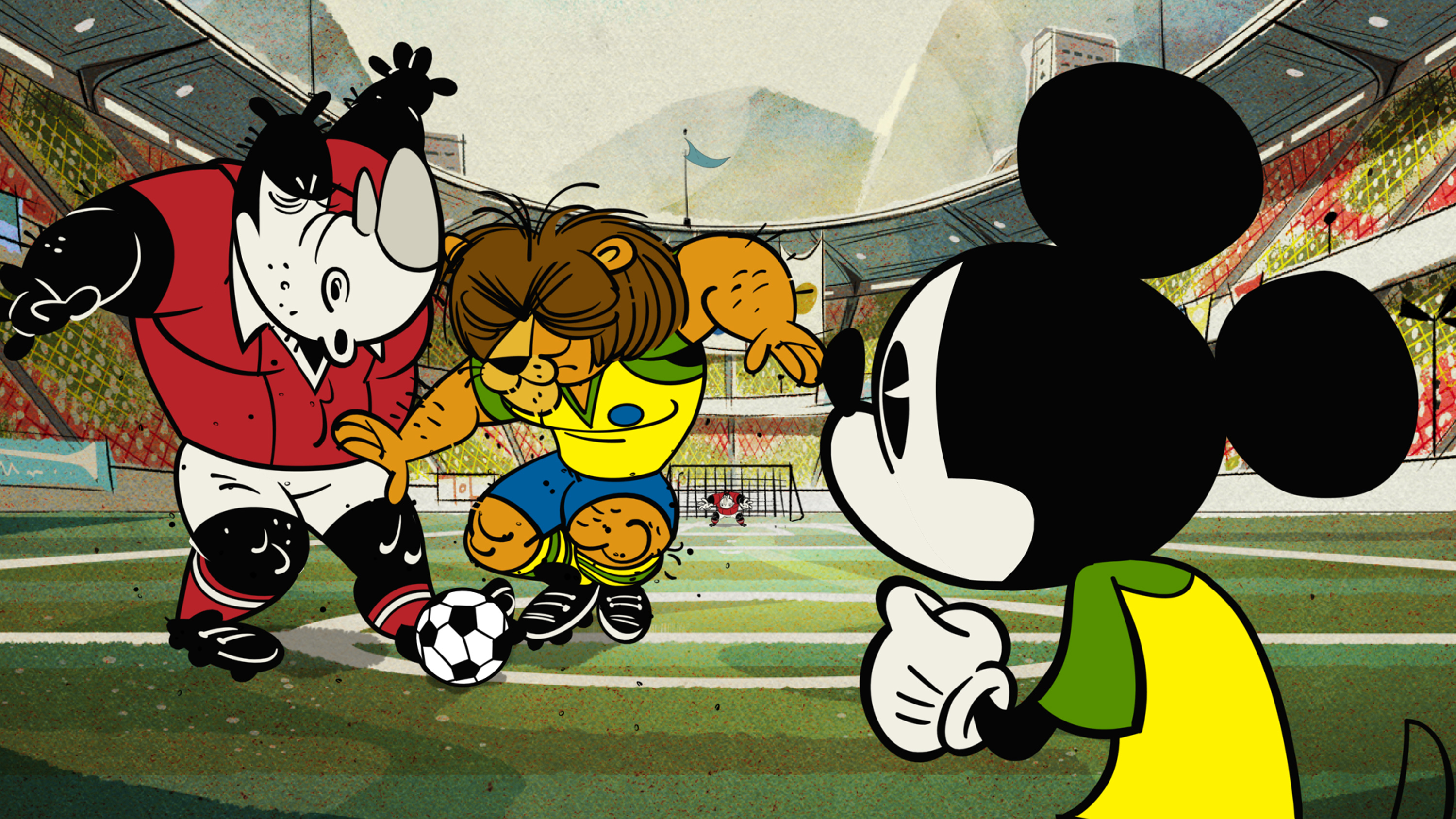 Va invit sa descoperiti episodul special &ldquo;Mickey Mouse in meciul de fotbal&rdquo; din seria de scurtmetraje &ldquo;Desene cu Mickey&rdquo;. 