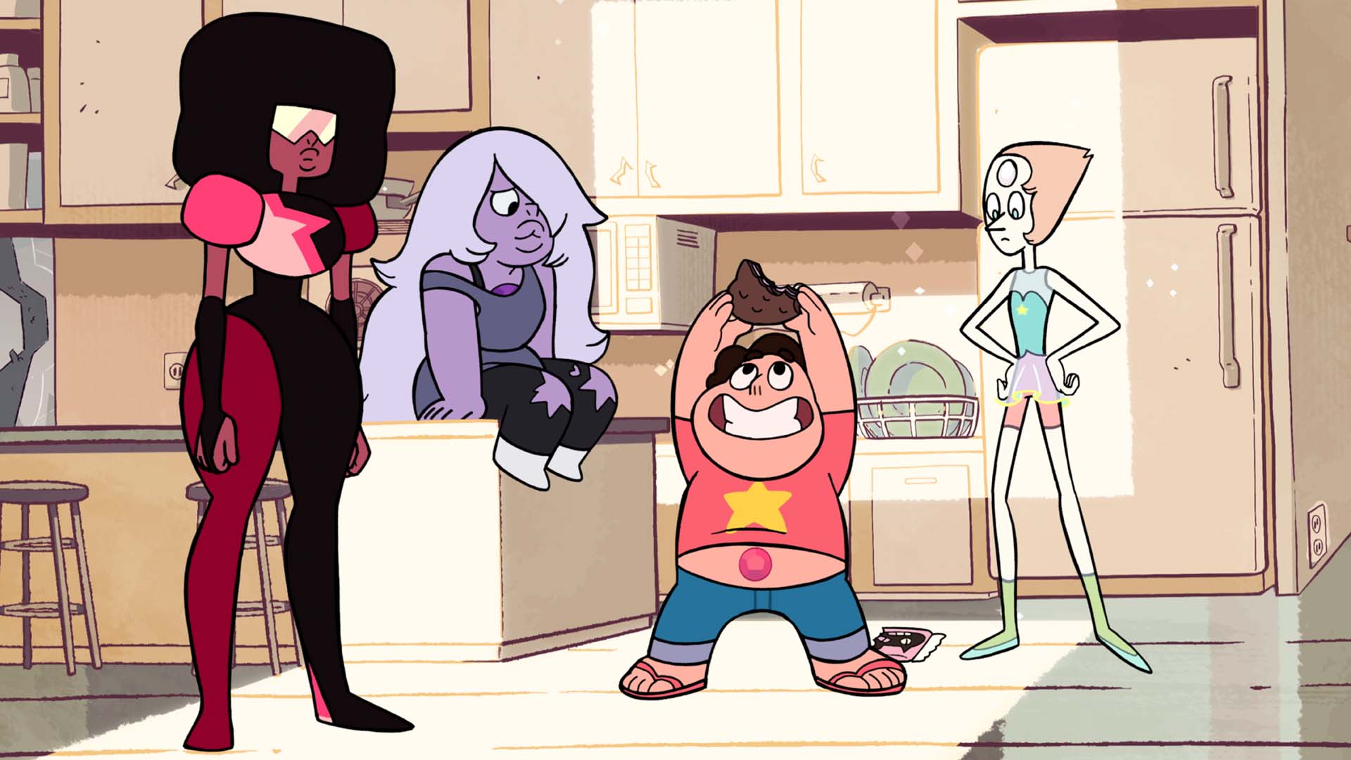 Nestematele de cristal si Steven salveaza lumea la Cartoon Network!