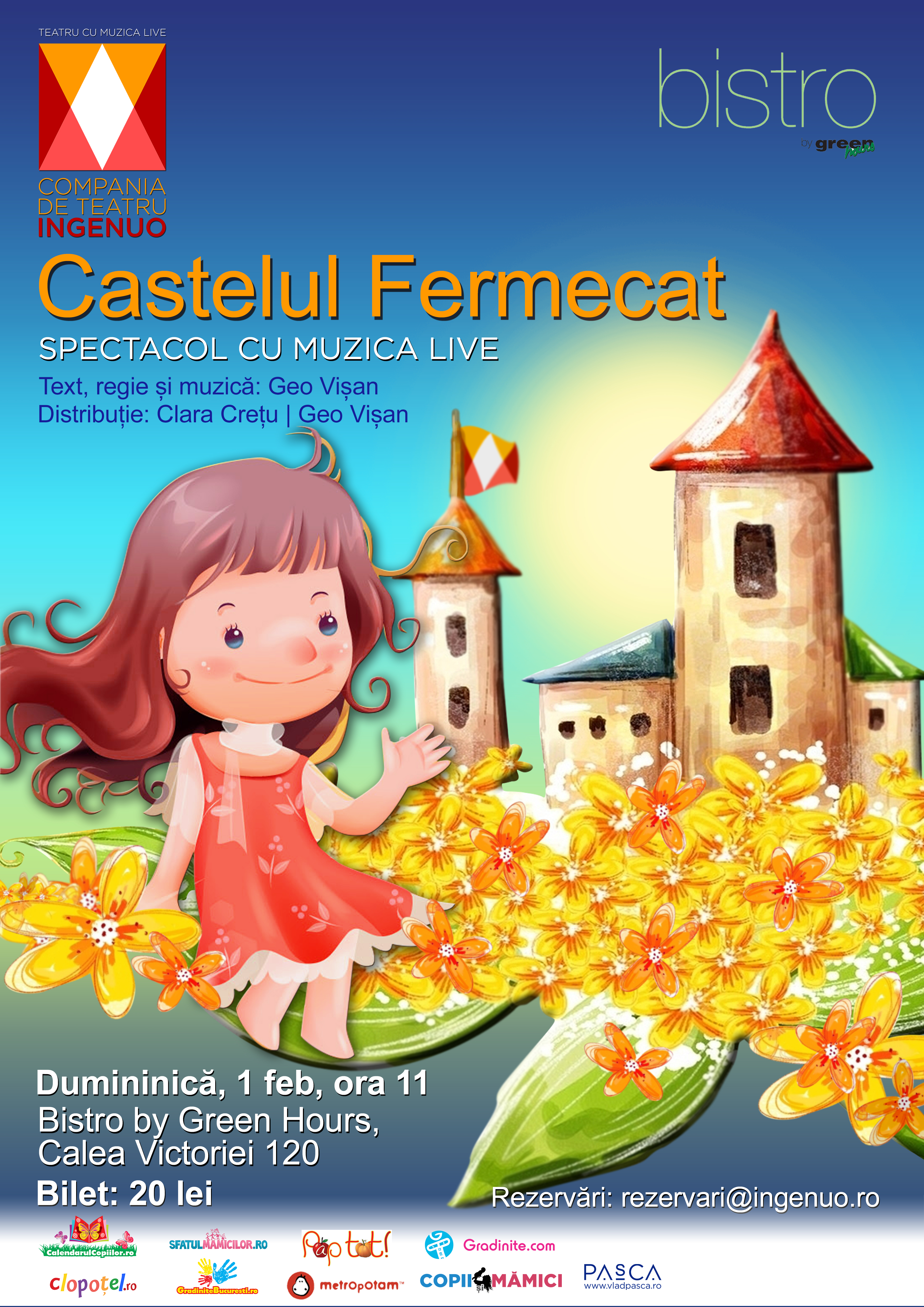 Castelul Fermecat - un spectacol interactiv, cu muzica live