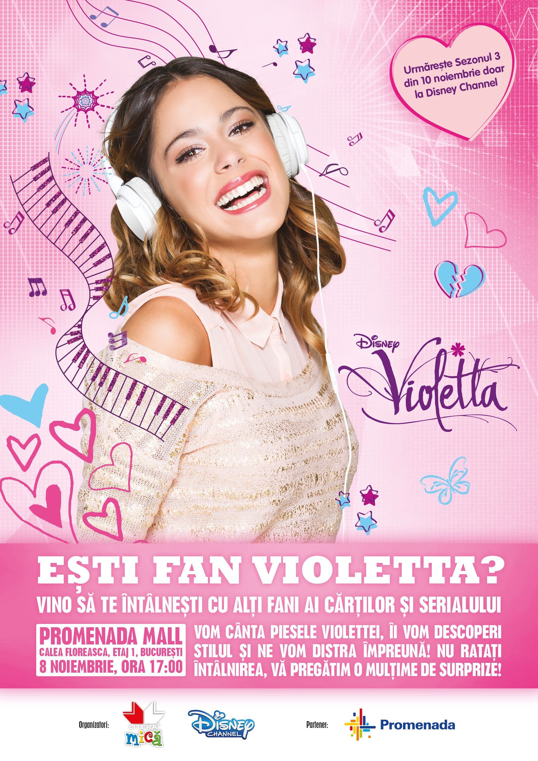 Litera organizeaza prima intalnire cu fanii cartilor Violetta din Romania