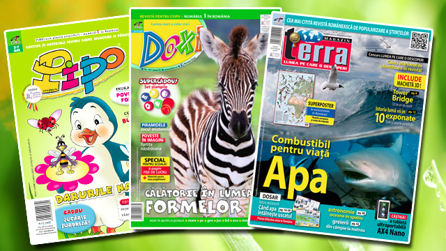 Incepe primavara cu noile editii Terra Magazin, Doxi si Pipo!