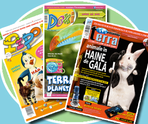 In aprilie, Terra Magazin, Doxi si PIPO te pregatesc pentru saptamana Sa stii mai multe, sa fii mai bun!