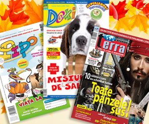 Au aparut noile numere din revistele educationale TERRA MAGAZIN, DOXI si PIPO! 