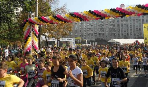 Copiii au ziua lor la maratonul international al Bucurestiului
