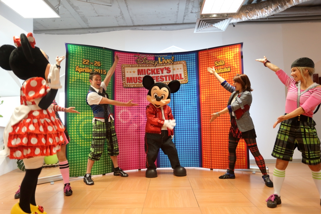 Ritmuri pline de energie la Bucuresti alaturi de Mickey Mouse si Minnie Mouse, in avanpremiera spectacolului Disney Live! Mickey&rsquo;s Music Festival. A saptea reprezentatie anuntata astazi