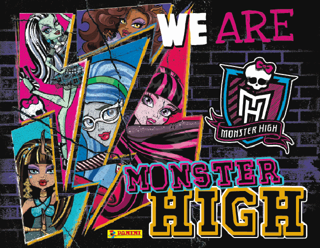 Noul album de abtibilduri Monster High!