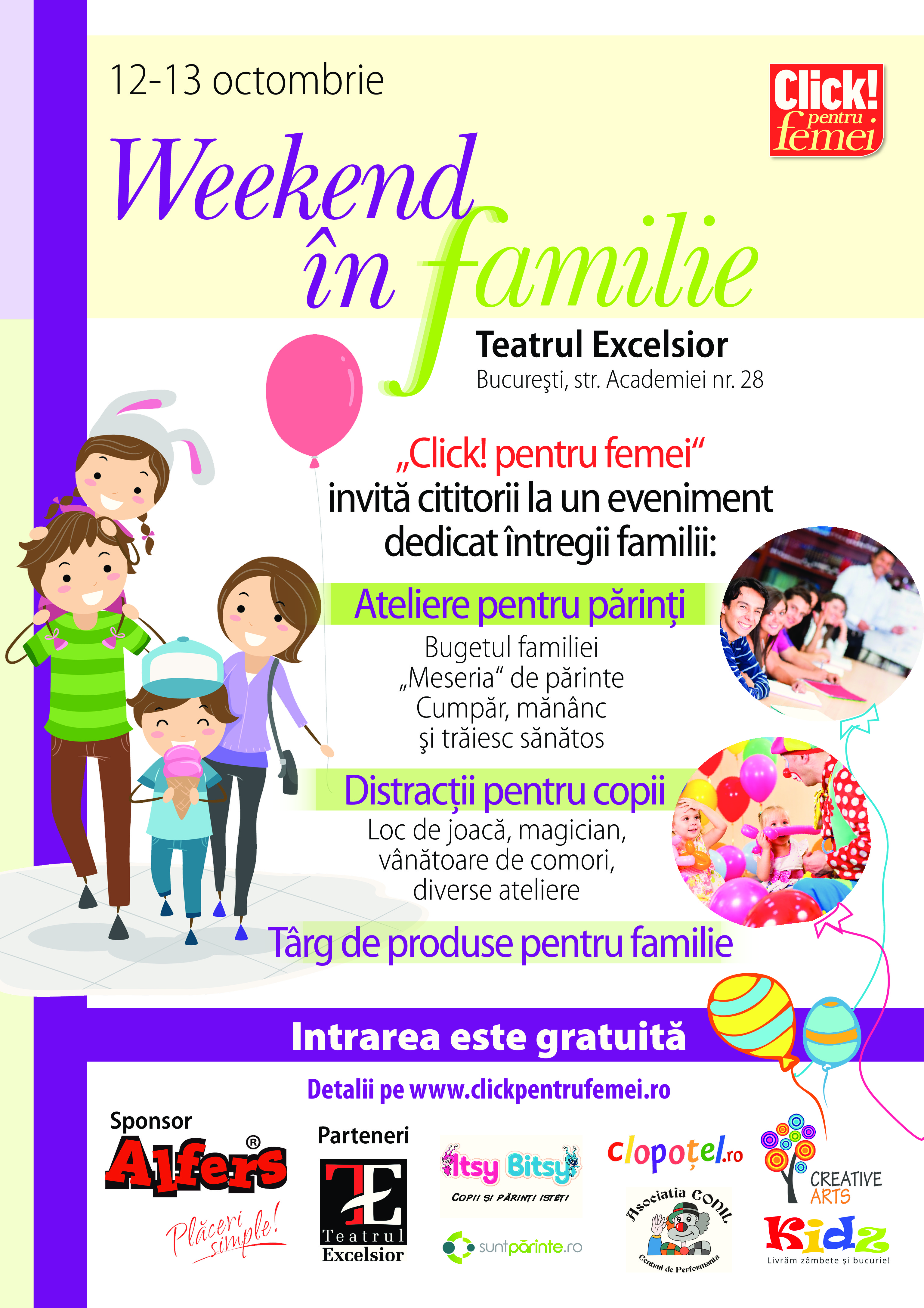 Vino si tu la "Weekend &icirc;n familie"!