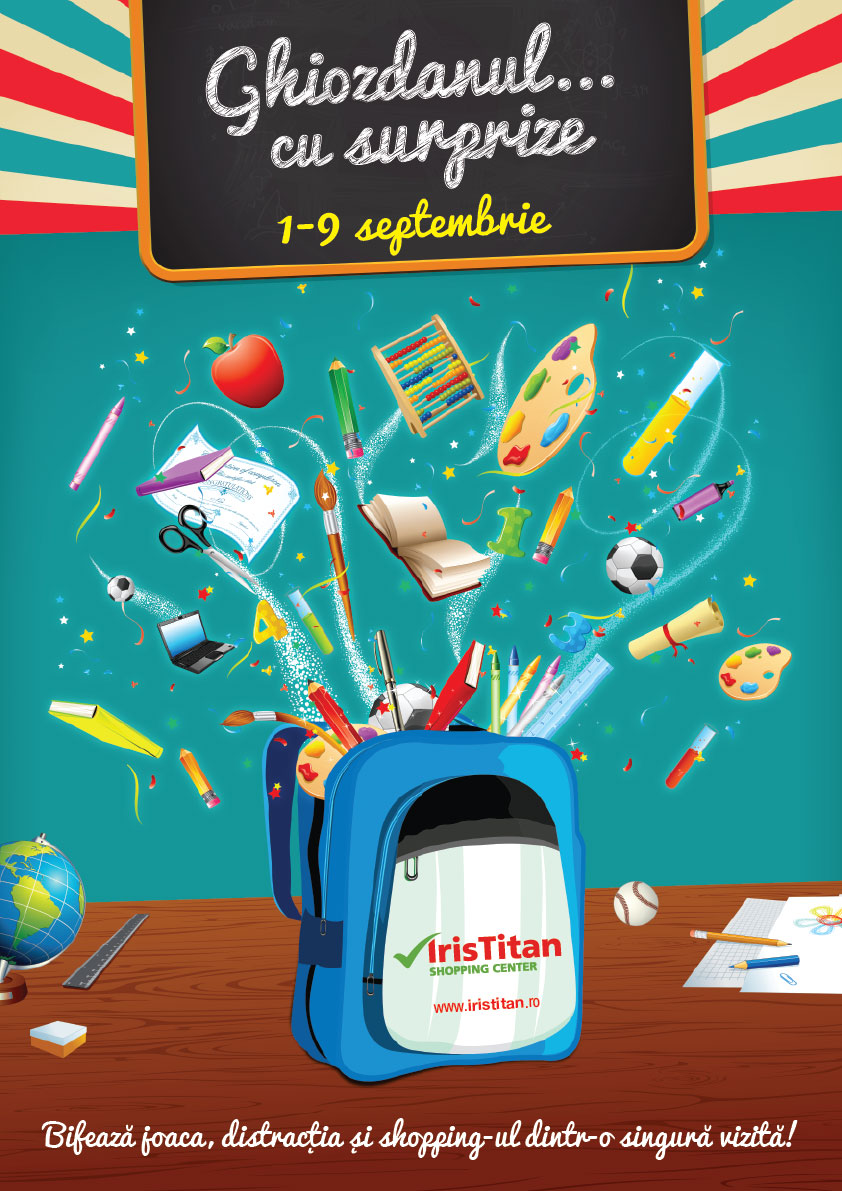Iris Titan Shopping Center deschide Ghiozdanul...cu surprize!