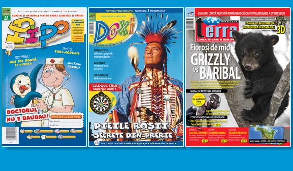 Au aparut revistele Terra Magazin, Doxi si PIPO de ianuarie!