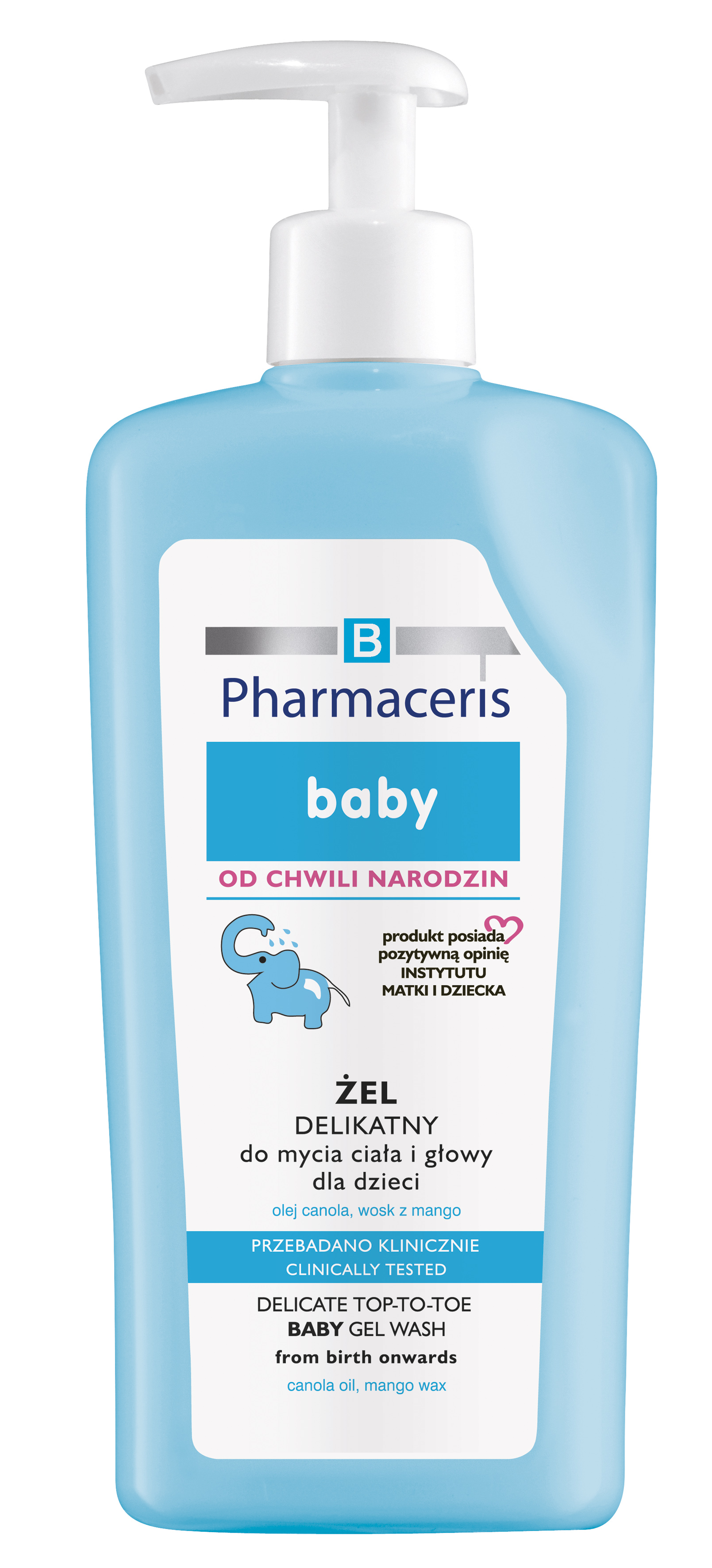 PHARMACERIS BABY GEL DELICAT PENTRU SPALAREA CORPULUI SI PARULUI: