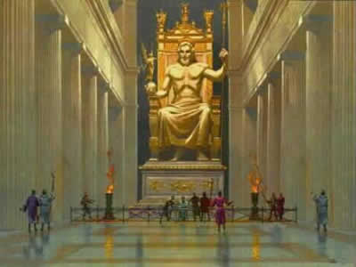 Cele 7 minuni ale lumii - Statuia lui Zeus din Olimpia