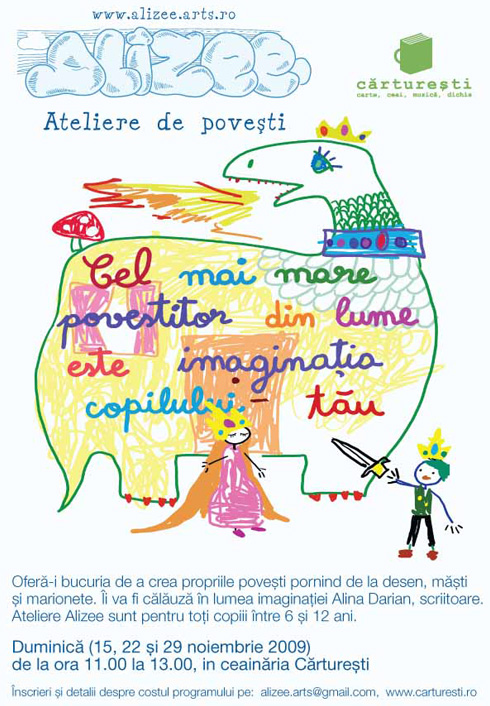 Cel mai mare povestitor din lume este imaginatia copilului tau!