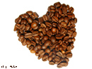 Inima de cafea - Trimite felicitare