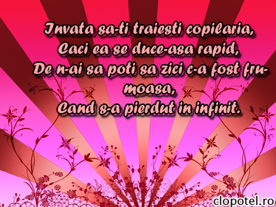 Invata sa-ti traiesti copilaria Felicitare aleasa - Invata sa-ti traiesti copilaria