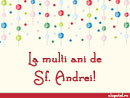 La multi ani de sf. Andrei - Trimite felicitare