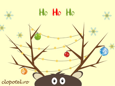 Ho ho ho Felicitare aleasa - Ho ho ho