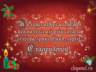 Craciun fericit! Felicitare aleasa - Craciun fericit!