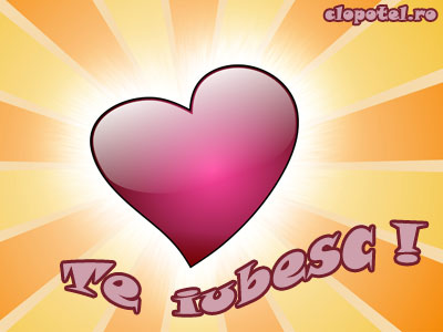 Te iubesc Felicitare aleasa - Te iubesc