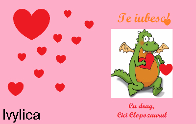 Felicitare aleasa - Desenata de Ivylica