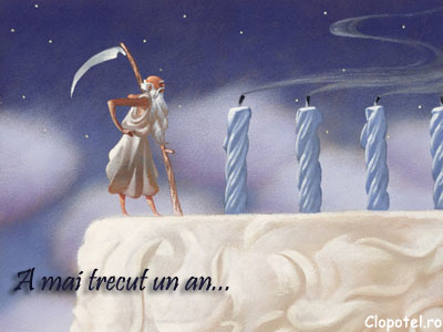 Felicitare aleasa - A mai trecut un an...