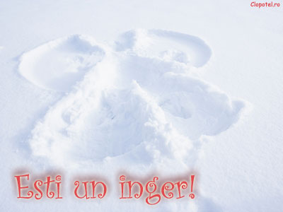 Esti un inger Felicitare aleasa - Esti un inger