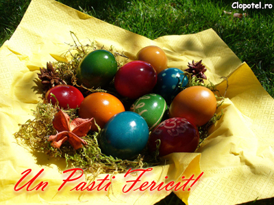Felicitare aleasa - Un Pasti Fericit!
