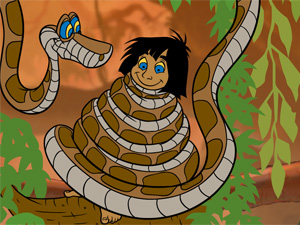 Test despre Mowgli din Cartea Junglei