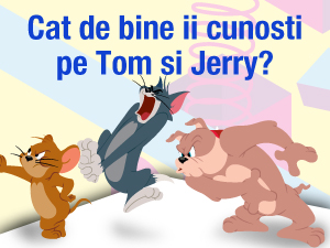 Cat de bine ii cunosti pe Tom si Jerry?