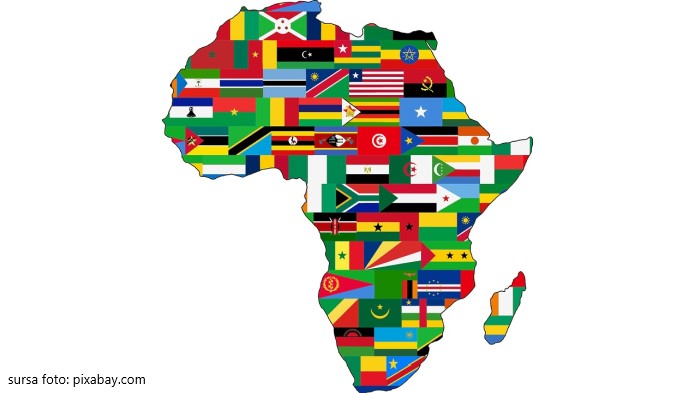 Testul 2 cu steagurile tarilor din Africa