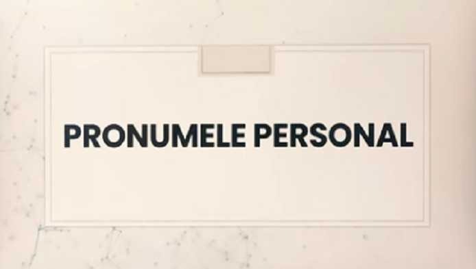 Potriveste pronumele - test pentru clasa a III-a!